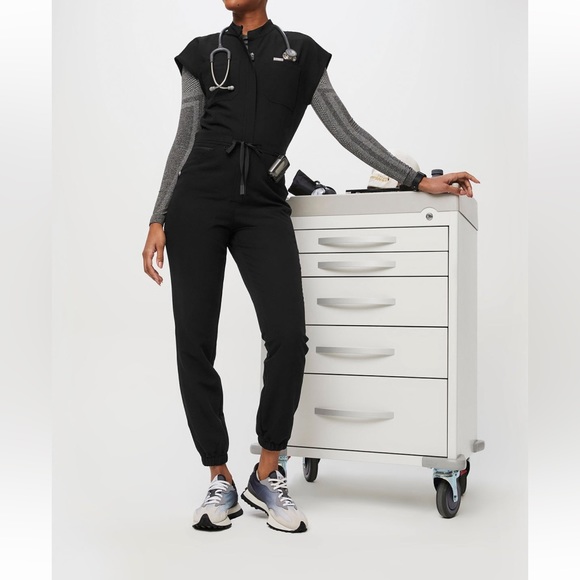 Figs Pants - Figs Rafaela cargo jumpsuit (s)